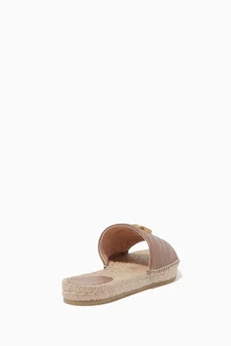 Gucci leather espadrille sandal hotsell