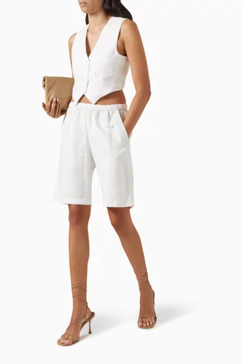 Everywhere Shorts in Tencel-blend Twill