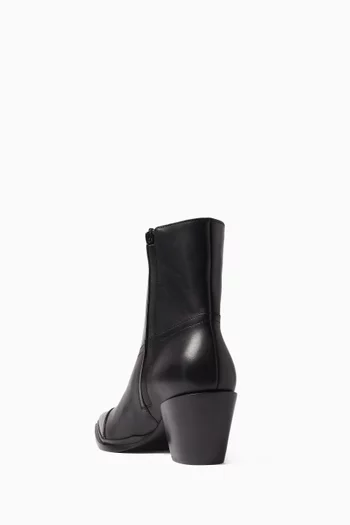 Cece 60 Ankle Boots in Leather