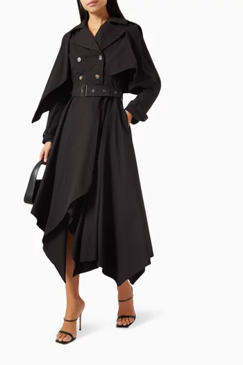Casia Trench Coat in Cotton
