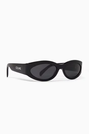 Monochroms Oval Sunglasses in Acetate