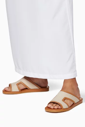 Western Arca Textile Sandals   