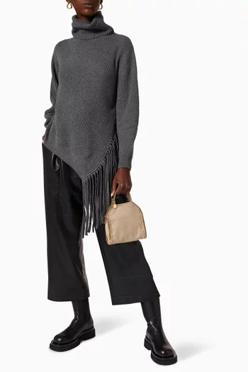 Falabella Tiny Tote in Shaggy Deer