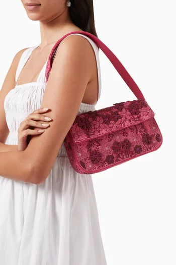 Tommy Beaded Shoulder Bag
