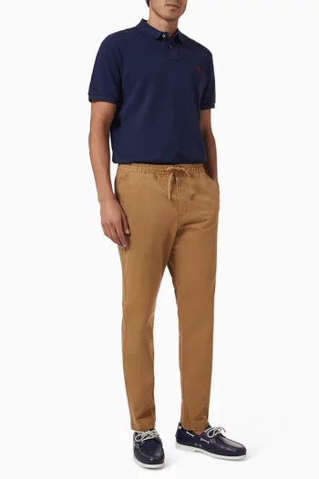 Logo Slim-fit Polo T-shirt in Cotton