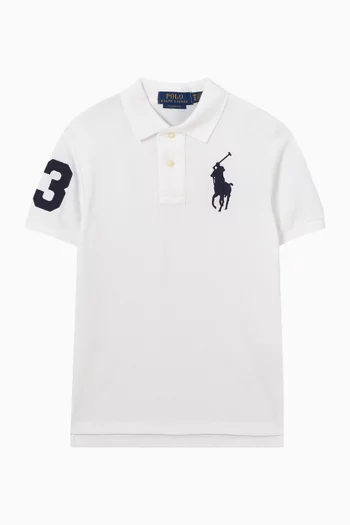Logo Polo T-shirt in Cotton