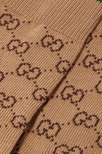 GG Socks with Web in Stretch Cotton