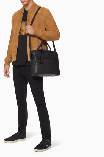 Sac De Jour Briefcase in Grained Leather