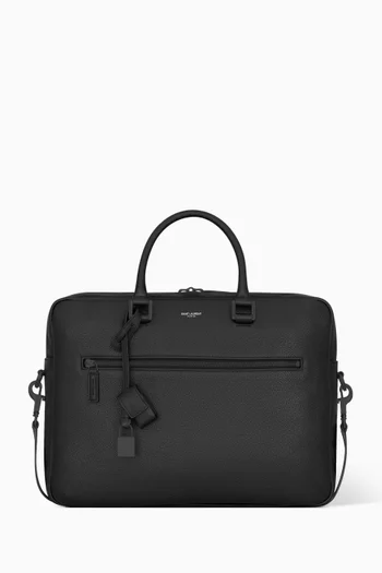 Sac De Jour Briefcase in Grained Leather