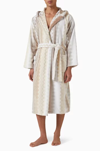 Unisex Giacomo Hooded Bathrobe