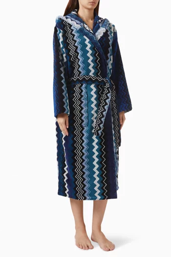 Unisex Giacomo Hooded Bathrobe