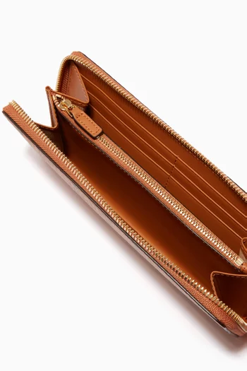 Large Zip Around Wallet in Visetos Original  