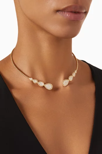 Serpent Bohème Diamond Choker in 18kt Gold