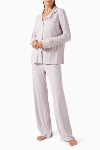 Soft Lounge Rib Sleep Set