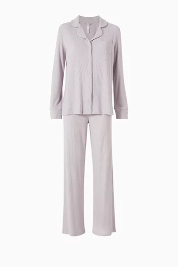 Soft Lounge Rib Sleep Set