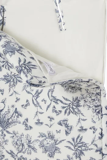 Floral-print Sleeping Bag in Cotton