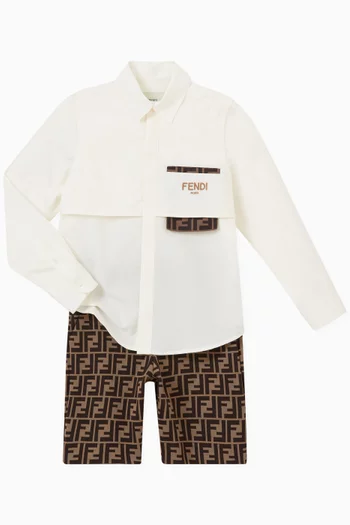 Logo Shorts in Cotton