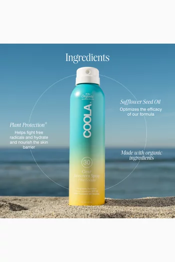 Clear Sunscreen Spray SPF30 - Pina Colada, 177ml
