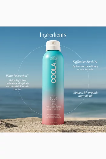 Clear Sunscreen Spray SPF50 - Guava Mango