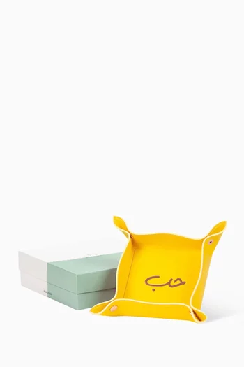 Hubb Leather Catchall Tray