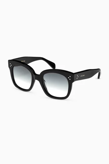Round Sunglasses in Acetate