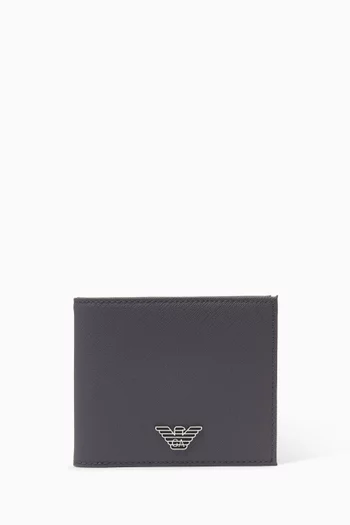 Business Bi-fold Wallet in Regenerated Leather