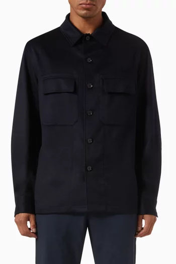 Overshirt in Cashmere