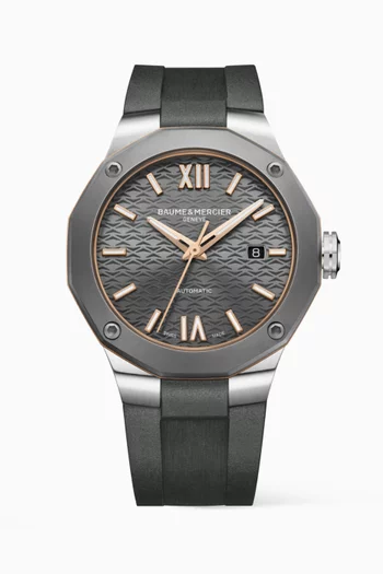 Riviera Automatic Steel & Titanium Watch, 42mm
