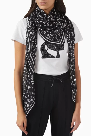 K/Ikonik Scarf in Modal-silk Blend