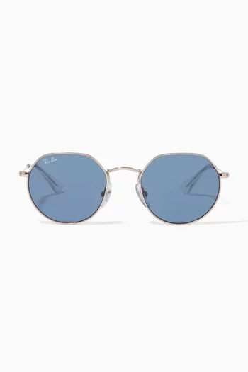 Junior Square Sunglasses in Metal