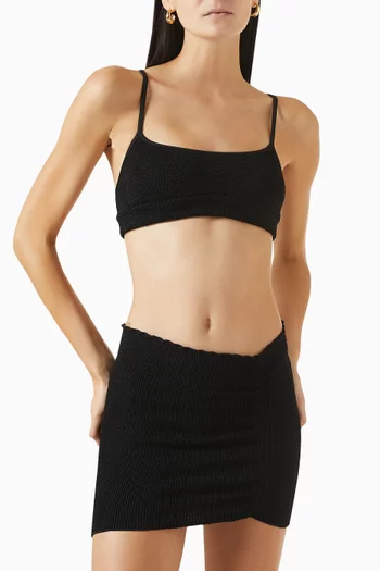 Strap Saint Bikini Top in  Authentic Crinkle™ Fabric