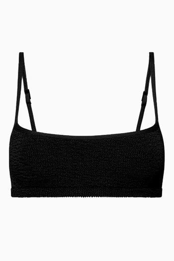 Strap Saint Bikini Top in  Authentic Crinkle™ Fabric