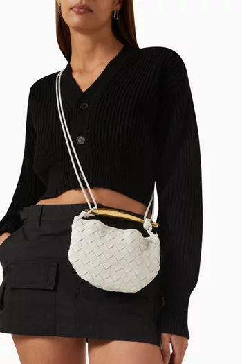 Mini Sardine Bag in Intrecciato Leather