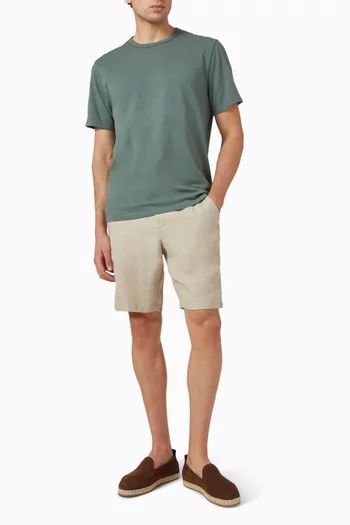 Garment Dyed T-shirt in Cotton Jersey