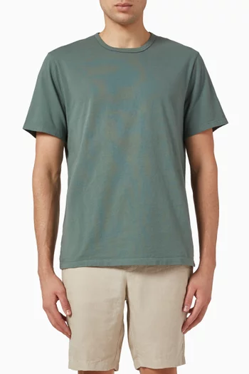 Garment Dyed T-shirt in Cotton Jersey