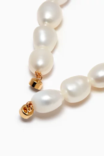 Kiku Baroque Pearl Bracelet in 18kt Gold
