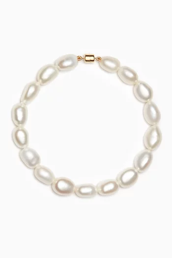 Kiku Baroque Pearl Bracelet in 18kt Gold
