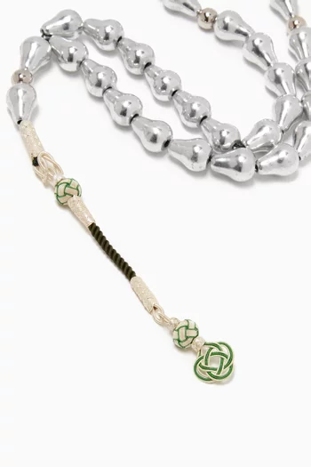 Large Aluminum Masbaha Prayer Beads