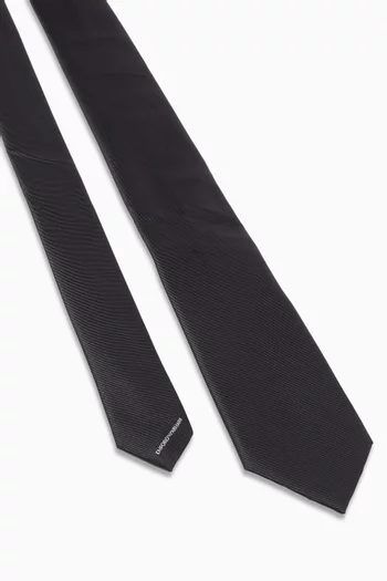 Tie in Micro Jacquard Silk