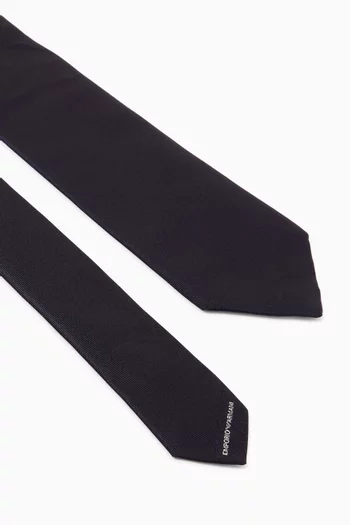 Tie in Micro Jacquard Silk