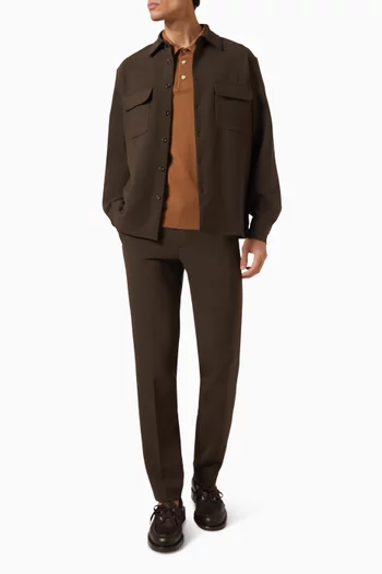 Jersey Pants in Technical Fabric