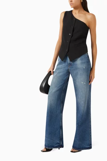 2022 Relaxed Wide-leg Jeans