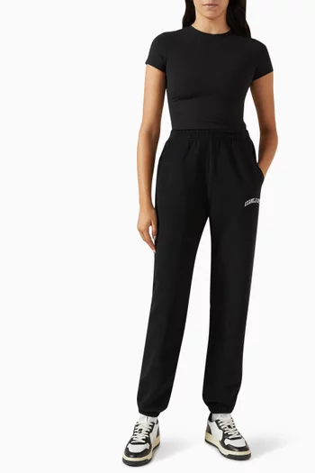 Short Sleeve Longline Top in Stretch-nylon