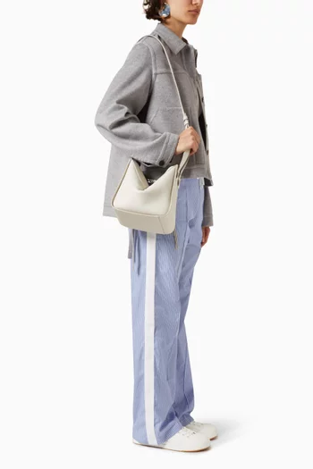 Compact Hammock Bag in Soft Grained Calfskin