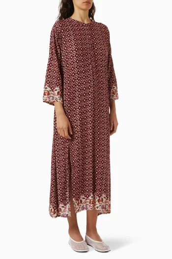 Isobel Midi Dress in Rayon