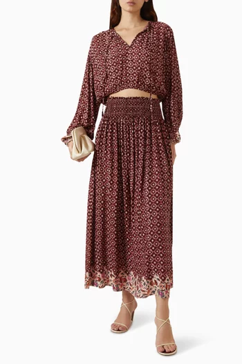 Amelia Top in Silk