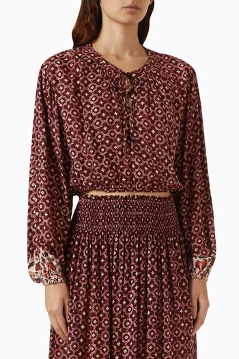 Amelia Top in Silk