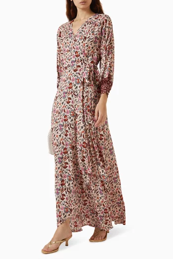 Kate Wrap Dress in Rayon