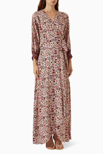 Kate Wrap Dress in Rayon