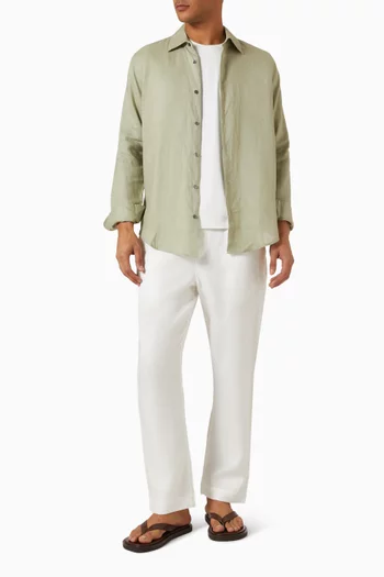 Long-sleeve Shirt in Linen